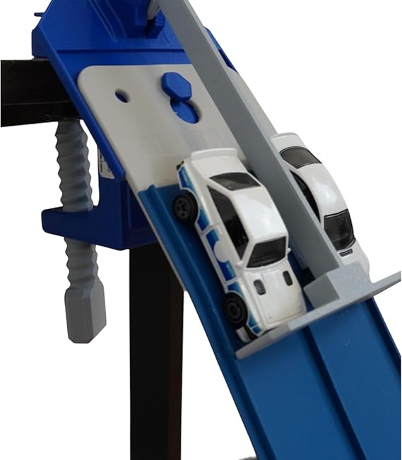 Flexible Race Track Start Gate & Clamp Combo Compatible with Blu Track and Other Flex Tracks EcoFriendly, Made in USA Universal Surface Connector