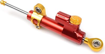 VELORE Motorcycle Accessories Damper Stabilizer Damper Steering shockproof For bajaj pulsar 200ns 200 NS200 RS200 AS All yearsGold red with box
