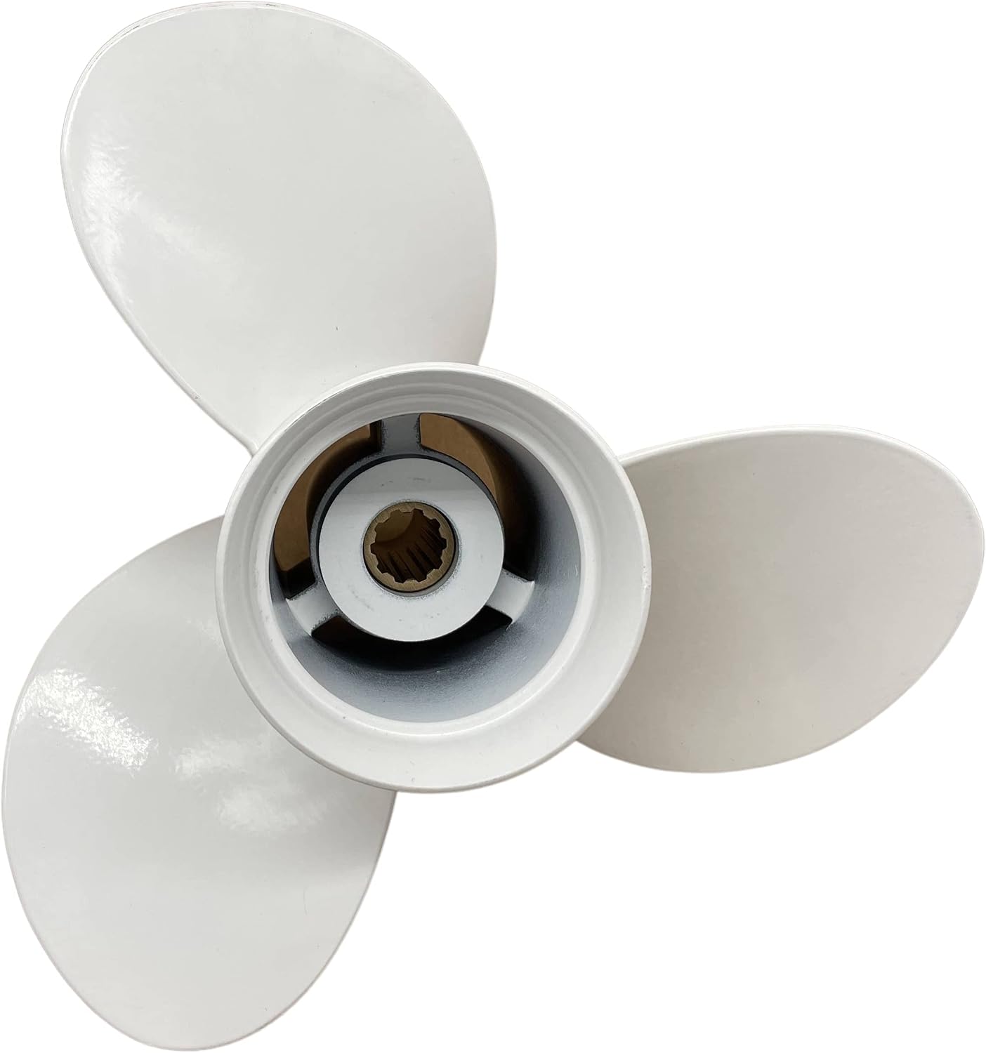 SLEIPNIR Propeller 10 14x14 for Yamaha Outboard 3 Blades Aluminum Prop 10 Tooth RH 10.25x14