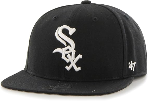 '47 Brand Snapback Cap - NO Shot Chicago White Sox Black