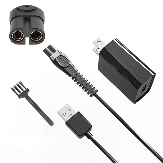 CGGXJP 5V Charger for Philips Norelco OneBlade 360 Shaver MG7910 QP2724 | Fits Philips Norelco OneBlade 360, Series 2000 3000 5000 7000, Multigroom MG5910 MG9510.