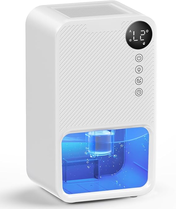 Dehumidifier, Small 2026 Rainy Season Protection, Powerful Dehumidification, Energy Saving, Clothes Drying Dehumidifier, Double Peltier Type, Strong, Moisture Included, 24-Hour Timer, Moisture & Rainy Season Protection