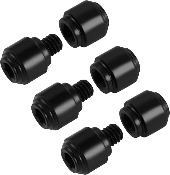 3 Pack Titanium Thumb Studs Fit for Benchmade BUGOUT 535, Black