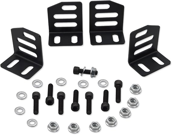 Universal Super Low Down Side Adjustable Mount Brackets Compatible with RNG Recaro Racing Bride Seat