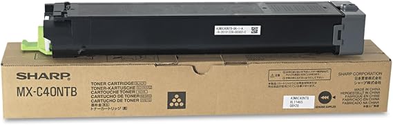 Sharp MXC40NTB Toner Cartridge, 10,000 Page-Yield, Black