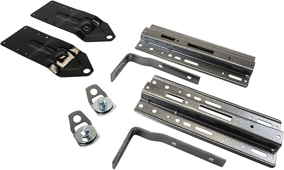 HappiJac Truck Camper Tie-Down Kit, Fits Select Chevrolet Silverado, GMC Sierra Classic Pickup Truck Beds, Includes Front Support Braces and Rear Anchors, Brackets - FT-CG9