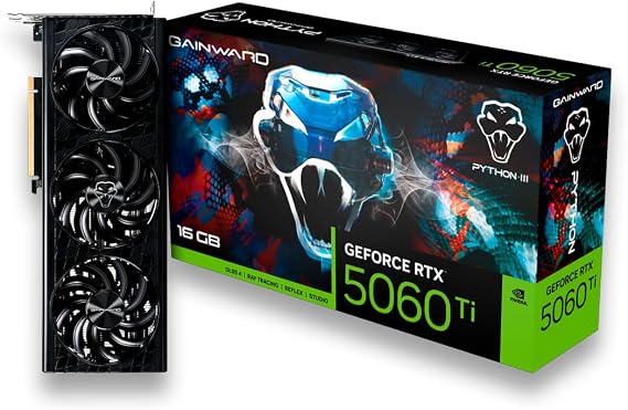 RTX5060TI 16GB Python III GDDR7 128BITS GAINWARD NE7506T019T1-GB2061T NV Video Card
