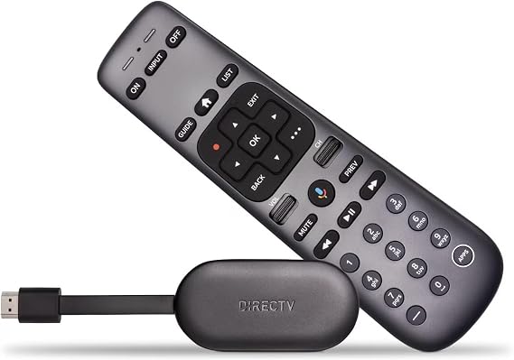 DIRECTV Gemini Air Streaming Box for Internet-Only Customers | 4K HDR HDMI Dongle with Voice Remote | Live TV, Cloud DVR & Streaming Apps | Authorized Dealer | Requires DIRECTV Stream Subscription