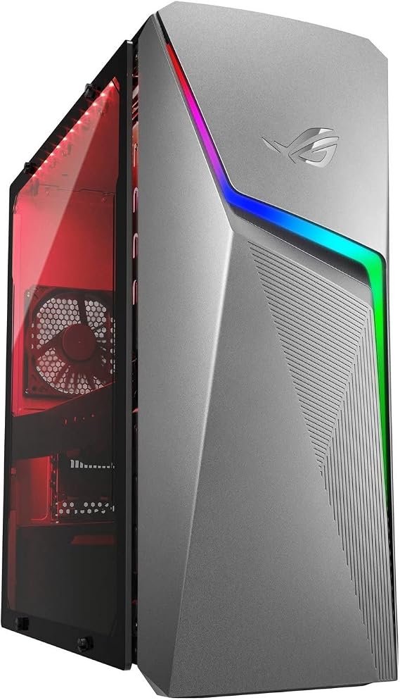 ASUS 2022 ROG Strix GL10 Gaming Desktop, AMD Ryzen 5 3600X 6-Core Processor, NVIDIA GeForce GTX 1660 Ti Graphics, 32GB RAM, 1TB SSD + 2TB HDD, 2 x HDMI, 2 x DisplayPort, WiFi, Windows 11 Home