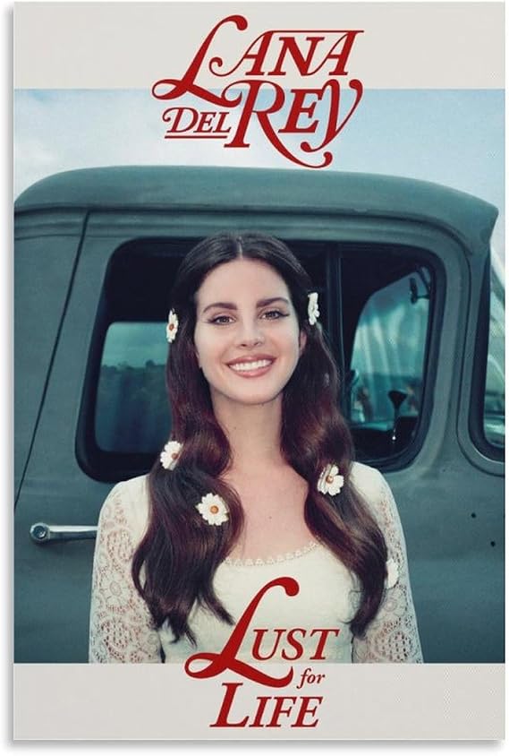 Lana Del Rey Singer-songwriter Poster Canvas Print Home Decor Wall Art Bedroom Poster Wall Picture Prints Decor 08x12inch 20x30cm