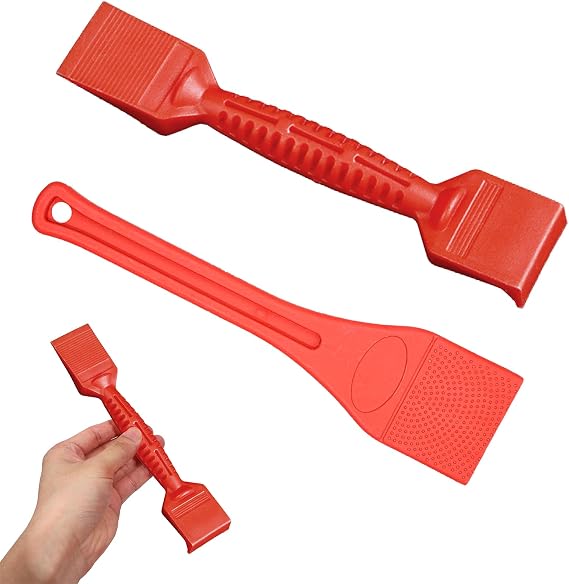 2 Pcs Glazing Tools Set,Window Glazing Shovels, Non-Slip Lifting Aid