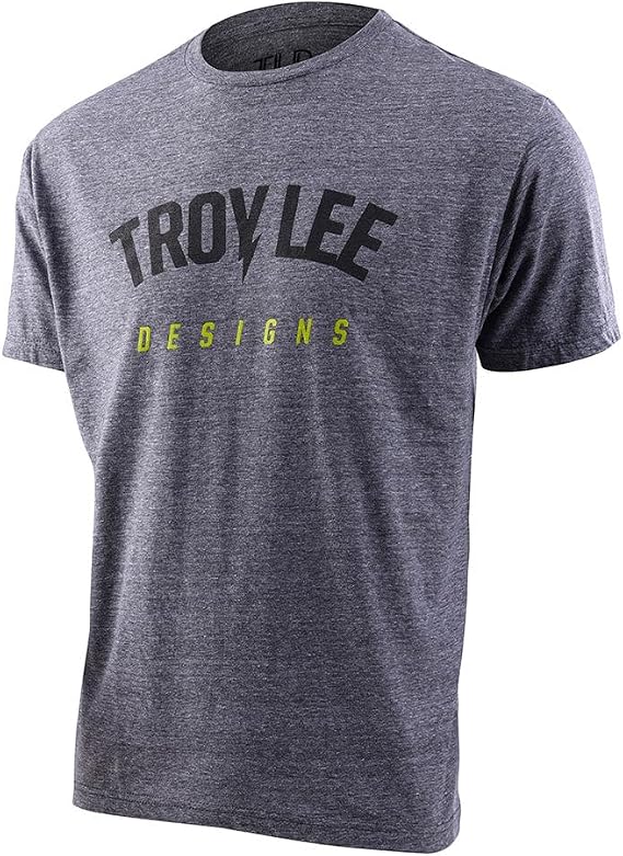 Troy Lee Designs Motorcycle Motocross Dirt Bike Racing T Shirts, SS, Bolt Vintage Snow HTR