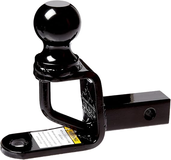 ATV TEK, TMP1 Trio HD 1.25 Inches Multi-Purpose Hitch with Ball Mount, Heavy-Duty Tow Hitch