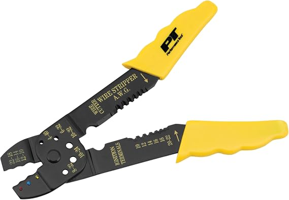 Performance Tool W190C Performance Tool Wire Crimper/Stripper,Black