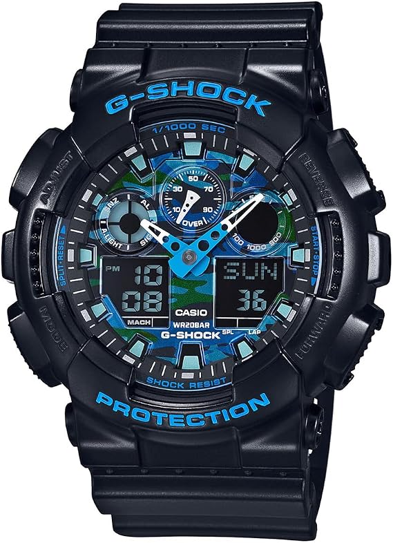 Casio GA-100CB-1ADR G-Shock Erkek Kol Saati, Siyah, Standart