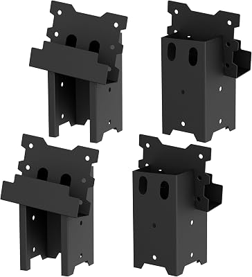 Deer Blind Brackets, Outdoor 4 x 4 Platform Bracket, 12  14 Gauge Steel Elevator Brackets for Deer Stand, Hunting Blinds, Shooting Shack