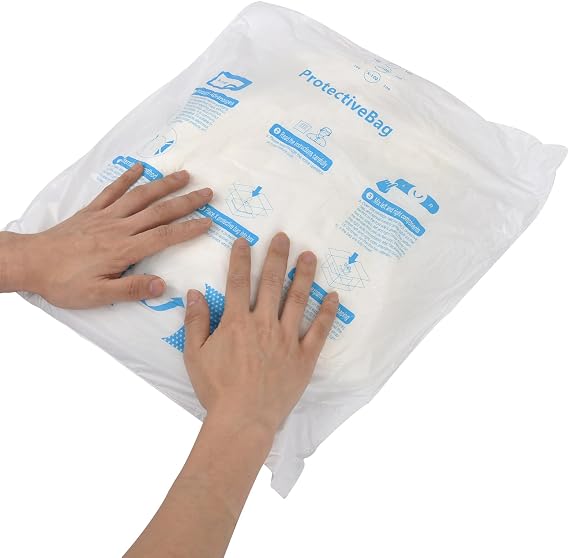 8 Pcs 14x16 Expanding Foam Packaging for PC & Irregular-Shaped Items - Shockproof Expandable Packing Foam, Protective Computer Shipping Material for Electronics & Fragile Devices