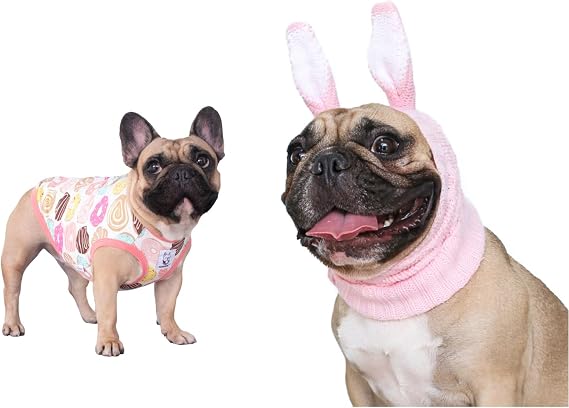 iChoue Donuts Shirt and Bunny Muff - L