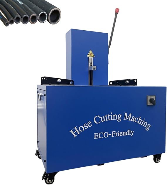 Hose Cutting Machine 15-2 Rubber Hose Cutter Dust-free Pipe Cutting Machine Rubber Hose Hydraulic Hose Cutting Machine 110V 3KW
