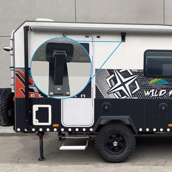 Suncode RV Awning Support RV Awning Center Support for RV Camper Awning - Black