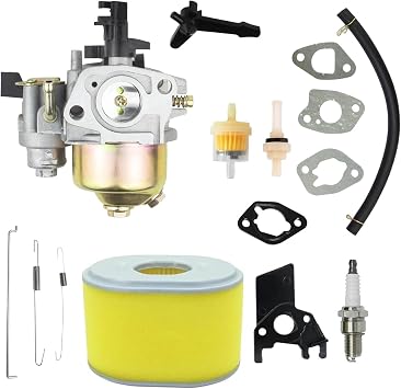 Carburetor Carb Kit for Champion CPE 100424 224CC 27 TON Horizontal Vertical Log Splitter Replacement Parts With Air Filter