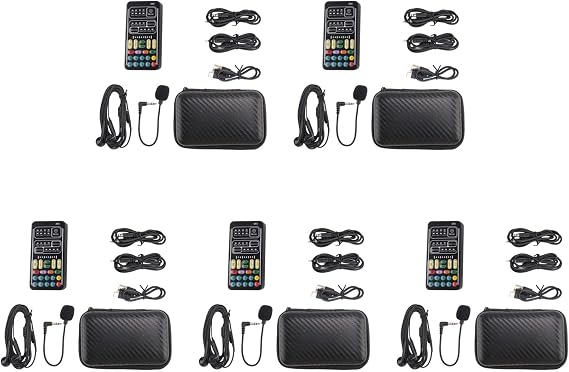 Voice Changer Handheld Microphone Voice Changer with Sound Multifunction Effect Machine for HuddyFee 5X Phone/Switch I9