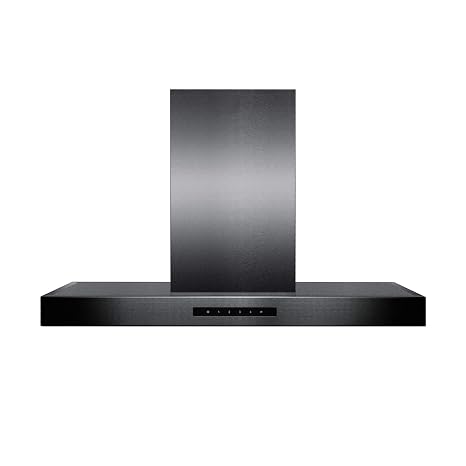 ZLINE 36" Convertible Island Mount Range Hood in Black Stainless Steel (BSKE2iN-36)