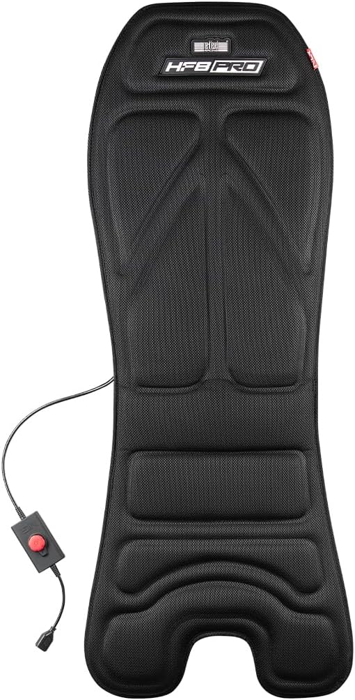 Next Level Racing HF8 Pro Haptic Feedback Pad – 8 Motors, 200% More Torque, 75fps HFS Software, SIMAERO Mesh, Sim Racing & Flight, PC & Console, NLR-G006