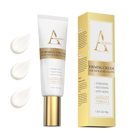 Neck Cream - Retinol & Collagen Neck Firming Cream for Wrinkles, Moisturizing and Anti-Aging, Perfect for Neck & Decollete Skin Care - 1.7 fl.oz