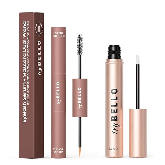 Trybello 2-in-1 Eyelash Growth Serum + Mascara + Eyebrow Growth Serum