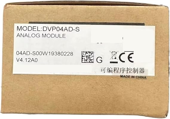 Programmable Logic Controller DVP04AD-S Analogue Module PLC Module Original Used in Industry, Etc