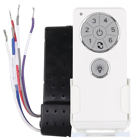 Anderic Replacement Kit DC8-96SG8 Ceiling Fan Reciever and DC1 Ceiling Fan | Remote Control - KIT - Replaces ONLY DC8-96SG8 Receiver for Multiple Fans - Compatible for Monte Carlo and Others