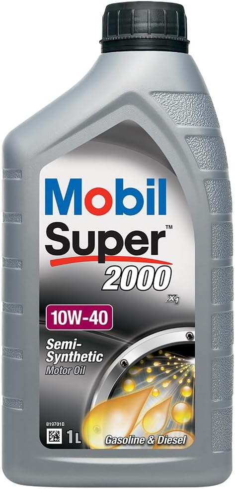 Mobile Super 2000 X1 10W40 Engine Oil, 1 L