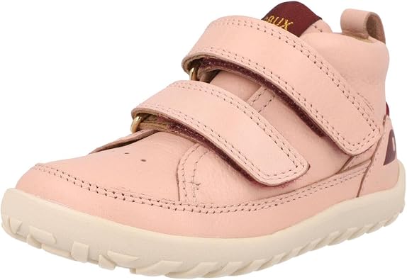 Bobux i-Walk Trek Cameo Rose Boots Leather Nubuck Adjustable Straps Zero Drop Sole