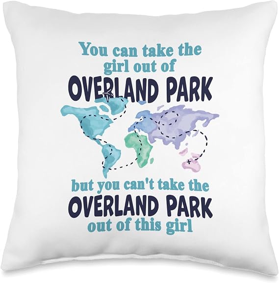 Girl From Overland Park Kansas - Women from Overland Park Throw Pillow