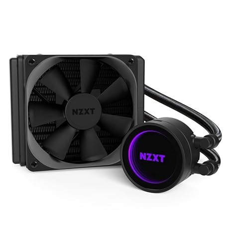 NZXT Kraken M22 120mm - All-in-One RGB CPU Liquid Cooler - Infinity Mirror Design - Powered by CAM