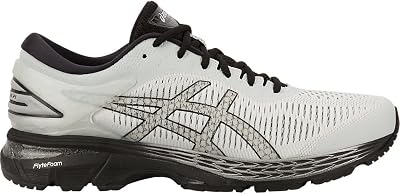 ASICS Gel-Kayano 25 Mens Running Shoe, Glacier GreyBlack, 8 DM US