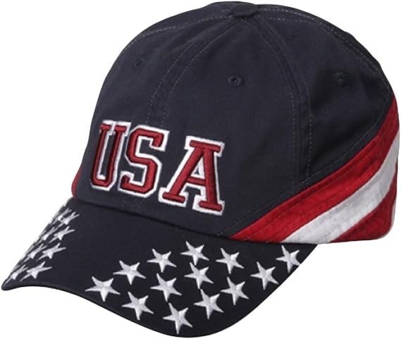 MG Patriotic Cap - Navy USA Star OSFM