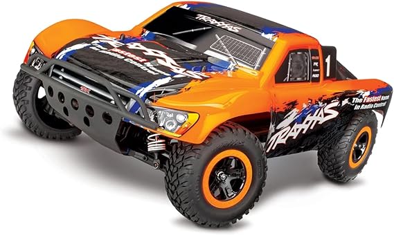 Traxxas Slash 4X4:1/10 Scale 4WD Electric Short Course Truck, TQi Link Compatible, 2.4GHz Radio System & Traxxas Stability Management TSM