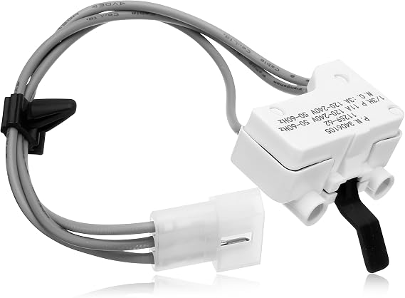 PartsBroz WP3406105 3406105 Dryer Door Switch - Compatible With Whirlpool Kenmore Roper Estate - Replaces 3406104 PS11741700 AP6008560 528947 LER4634PQ0 TEDX640PQ1 LER4634JQ1 WED5200TQ0