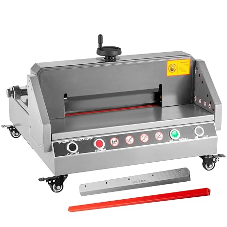 VEVOR Electric Paper Cutter 330mm Cutting Width,Electric Paper Trimmer, 40mm Cutting Thickness, Desktop Cutting Paper Machine, Industrial Paper Cutter, Heavy Duty Paper Cutter, for Office, School