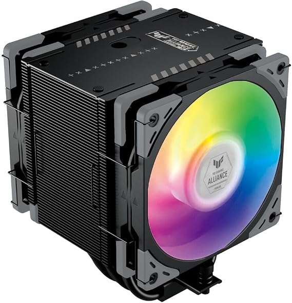 Scythe Mugen 6 TUF GAMING EDITION SİYAH, 120mm WONDER TORNADO Fanlı Sessiz Hava Soğutucu, Intel LGA 1700 & AMD AM5/AM4 Uyumlu – Tower Soğutucu