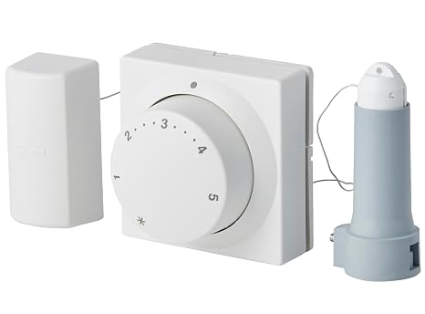 Danfoss 013G8564 Wall Mount Operator w/Remote Dial & Sensor | RA Remote Setting Radiator Sensor | 2 6 ft Capillary | 46 F82 F Range | Liquid-Filled, No Shut-Off Function