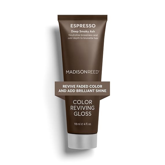 Madison Reed Color Reviving Gloss Espresso Brown | Semi-Permanent Toning Gloss for Brunette Hair, Neutralizes Brassiness & Red Tones, Boosts Shine, Ammonia-Free