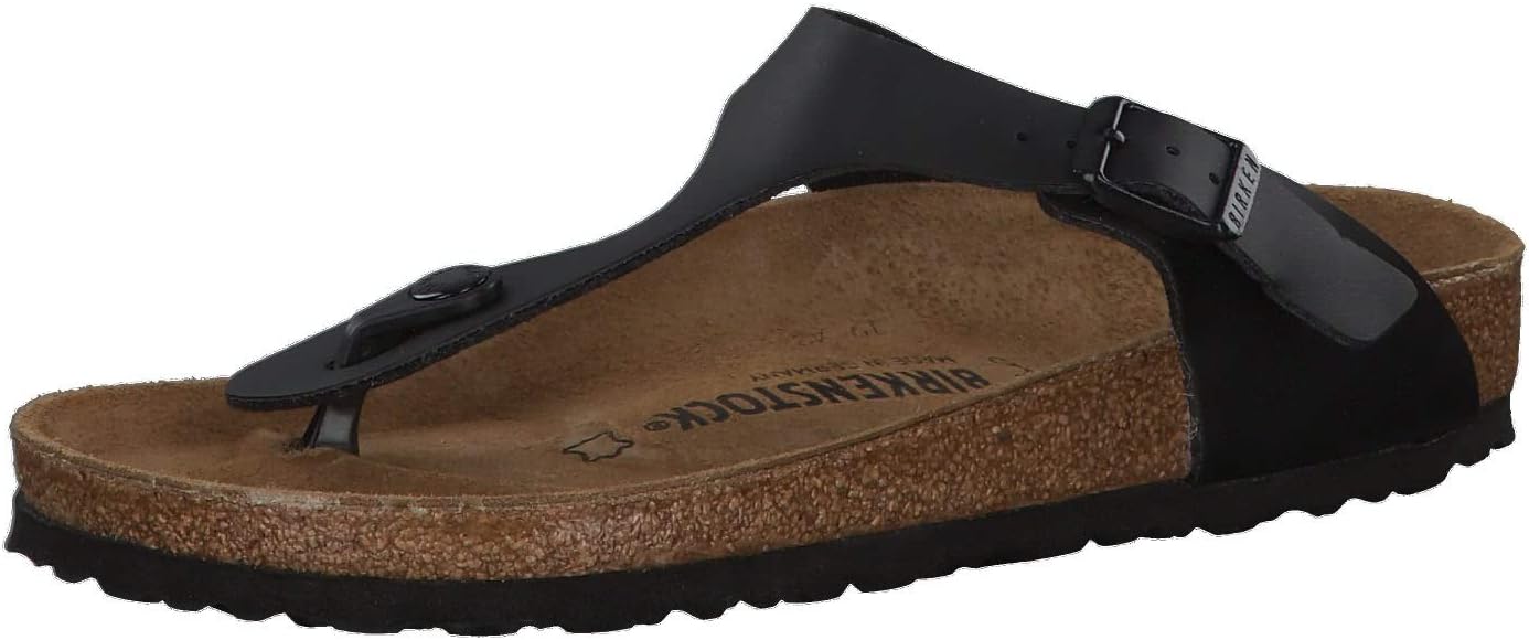 Birkenstock Women's 0043691 B Gizeh Sandals, Black Matte, 39