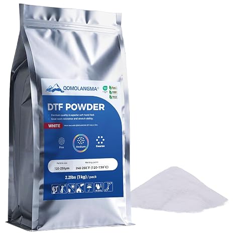 DTF Powder Digital Transfer Hot Melt Adhesive Powder Direct to Film Adhesive Powder Hot Melt Powder 1KG
