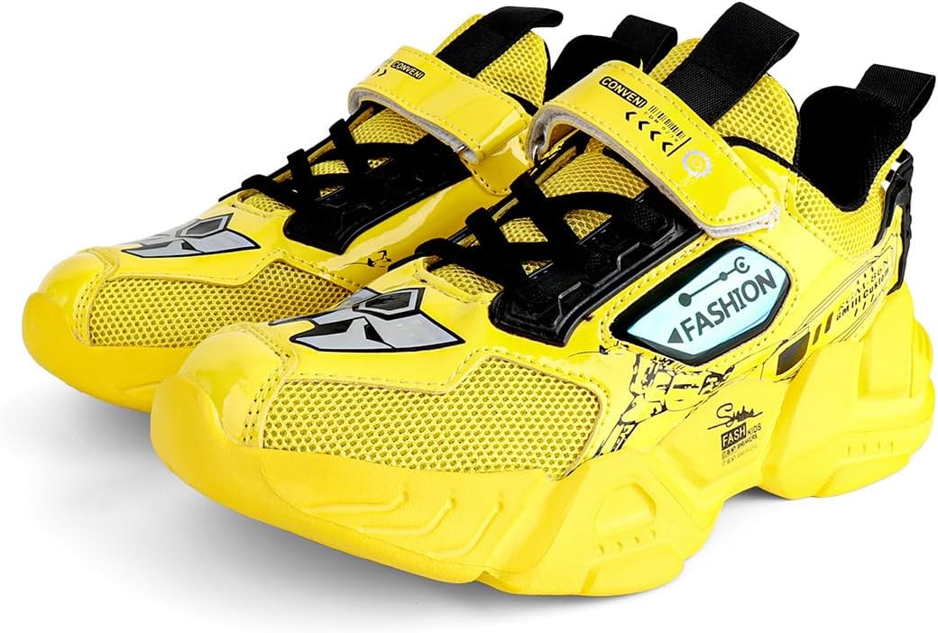 Kids Boys Sports Shoes Casual Shoes Mesh Breathable Trend Fashion Childrens Basketball Shoes Sports Running Shoes