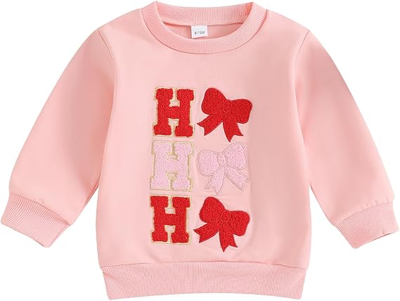 Amnnchya Toddler Boy Girl Easter Outfit Little Bunny Long Sleeve Sweatshirt Bunny Pullover Infant Baby Easter Clothes