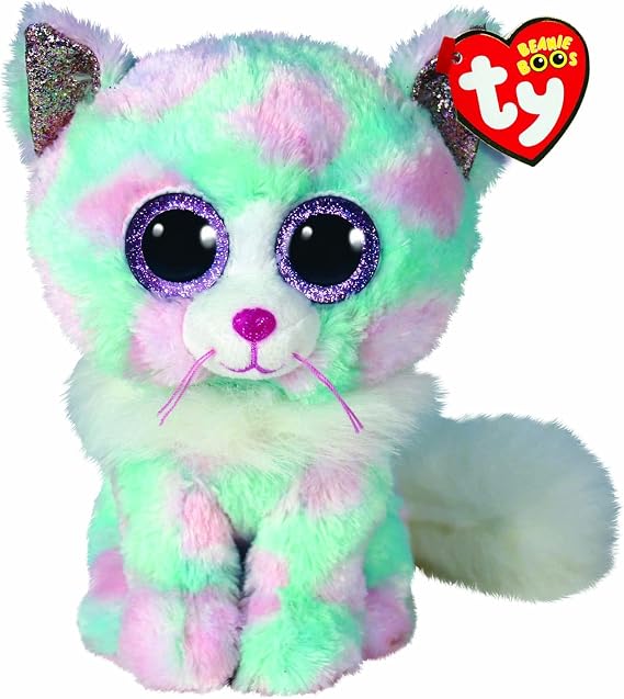 TY Toys 2008069 Plush Toy, Green/Pink