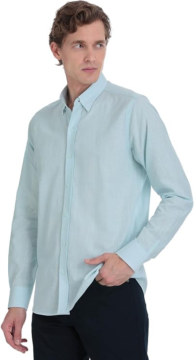 Mavi Comfort Fit Düğmeli Yaka 100% Pamuk Uzun Kollu Casual Gömlek